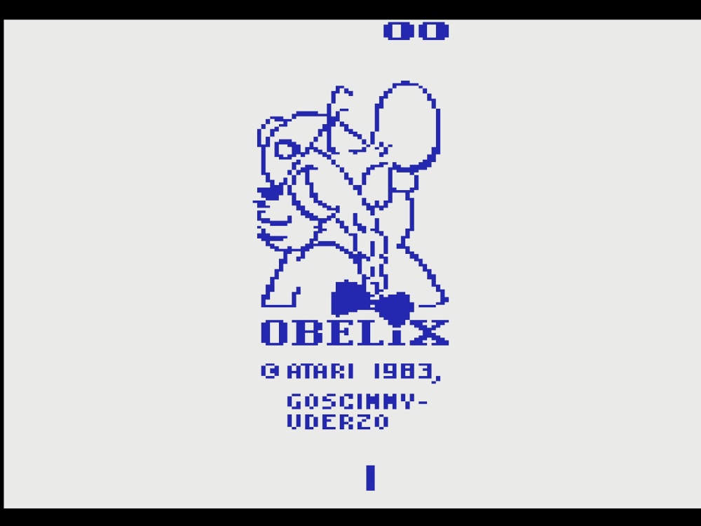 Title Screen of Obelix for Atari 2600
